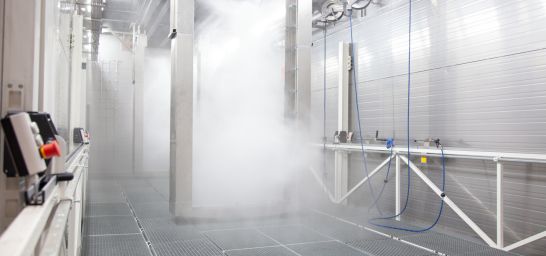 2 Waschautomaten in einer Waschkabine bei einem Kunden