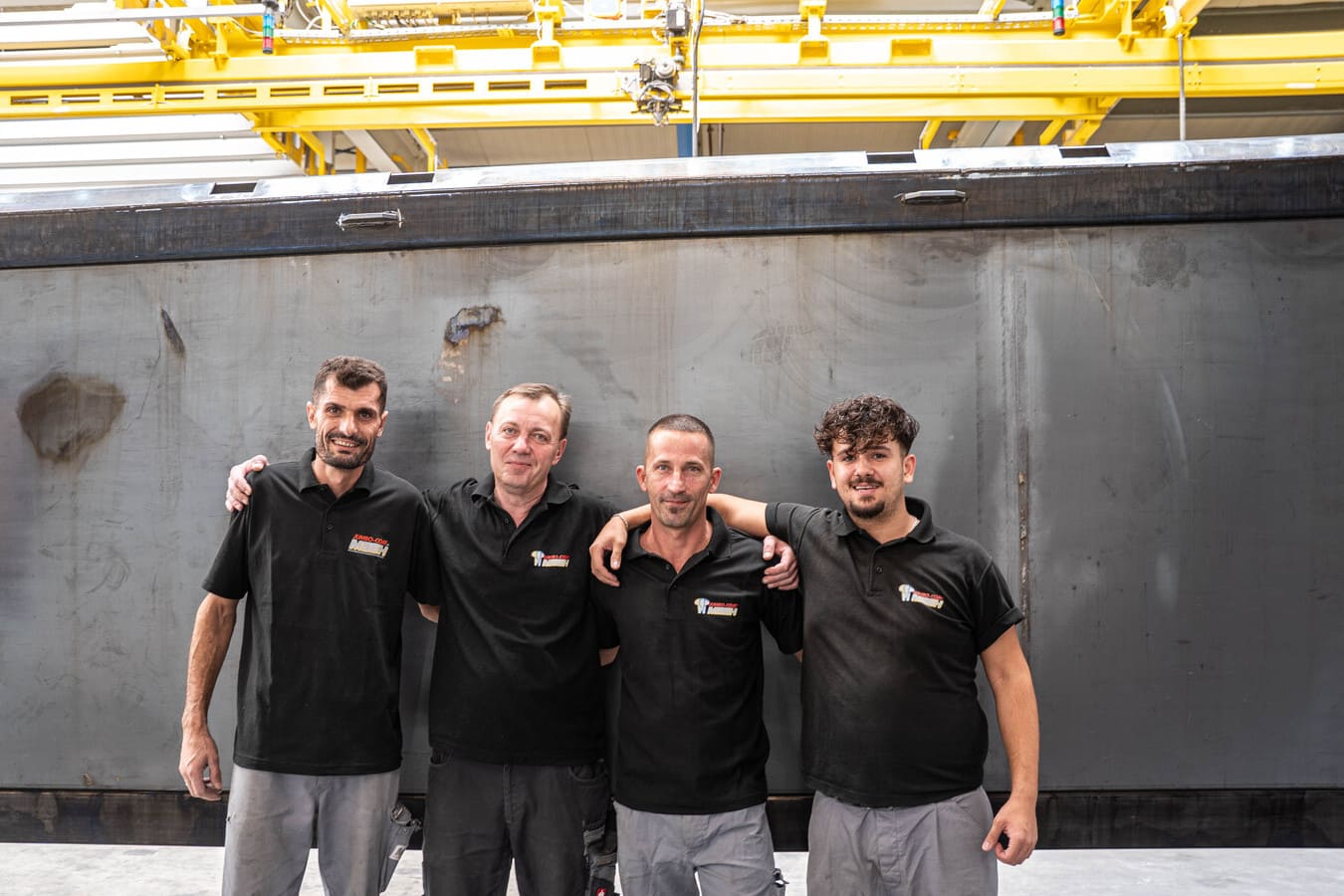 Gruppenbild der Mitarbeiter für die chemische Vorbehandlung