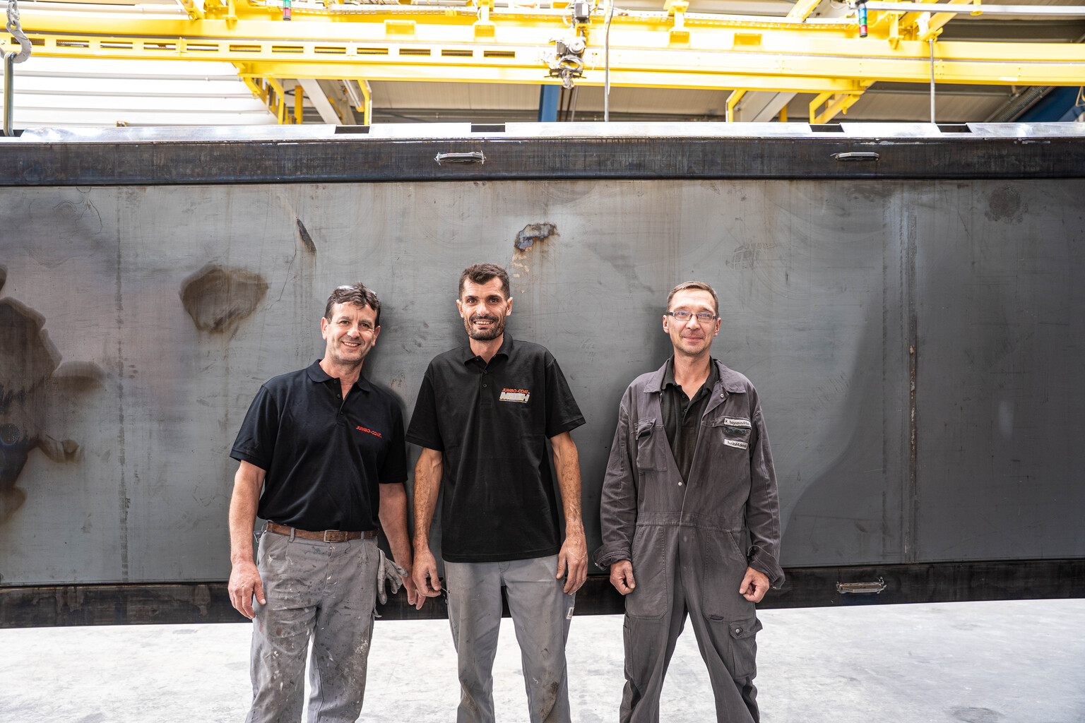 Gruppenbild der Mitarbeiter für die mechanische Vorbehandlung